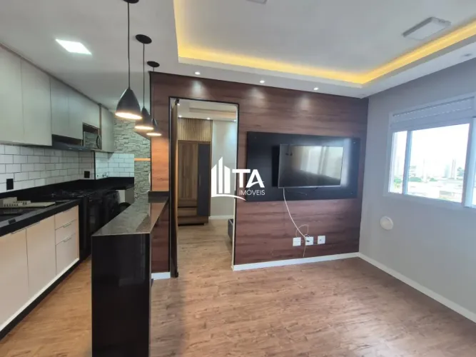 Apartamento Mobiliado 36m² com 2 quartos 1 vaga para Aluguel em Campinas, Jardim Ibirapuer