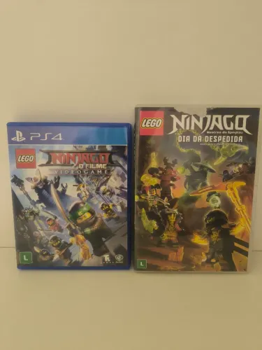 Conjunto Lego O Filme VideoGame para PS4 e DVD do filme