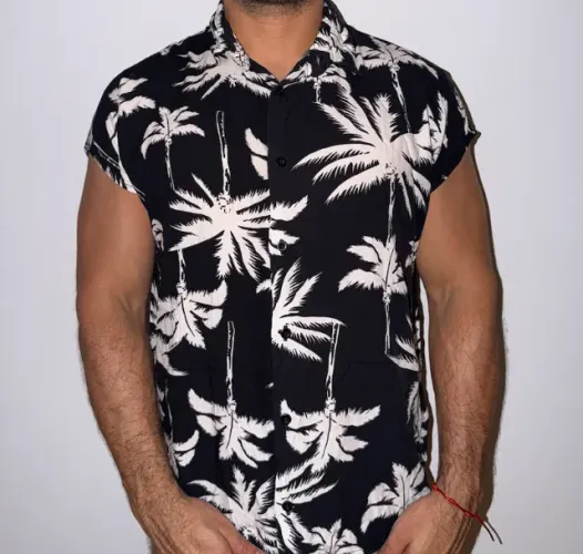 Camisa Retropy Coqueiros ? Manga Curta ? Tam M