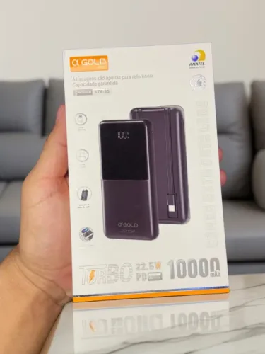 Carregador Portátil Power Bank 10000Ah BTE-35 A?Gold an7