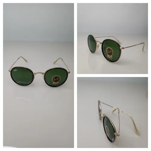 Óculos de sol Ray ban Round doublé 