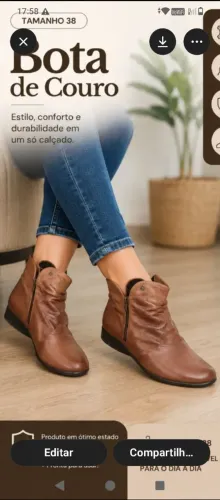 Bota feminina