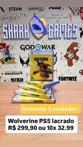 Jogo wolverine lacrado PS5