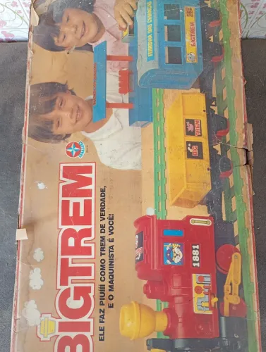 BIG TREM brinquedo antigo anos 80