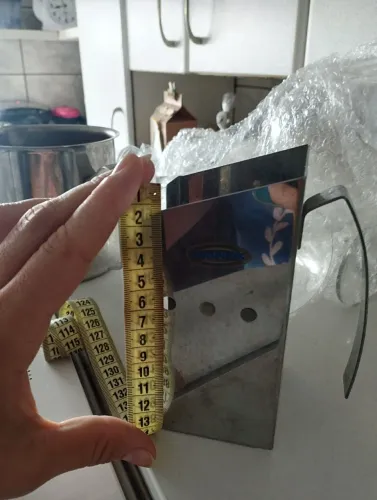 Suporte para caixa de leite de inox 