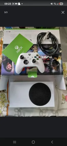 Xbox series S novo na caixa