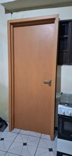 Porta madeira curupixá com forma/batente