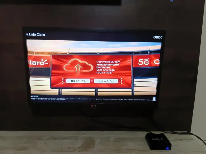 Painel com tv