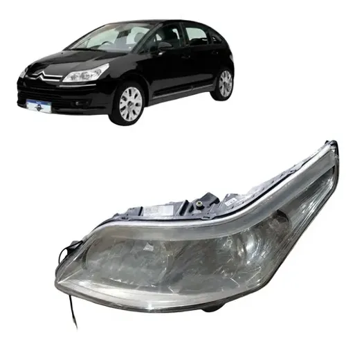 Farol Dianteiro Esquerdo Citroen C4 Hatch 2011 Uzad0 Esquerdo/motorista