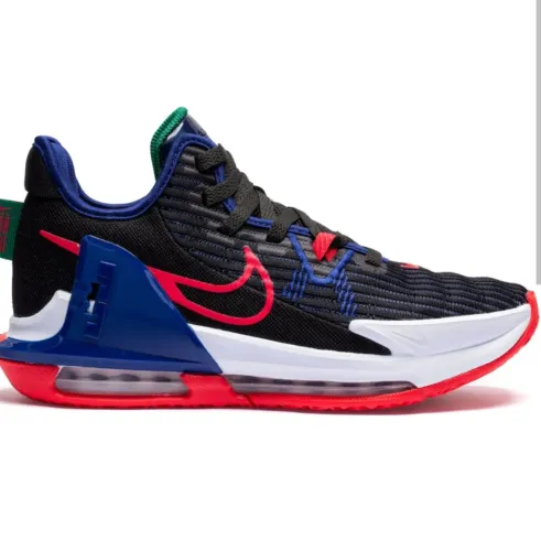 Nike LeBron Witness 6 preto azul royal profundo tamanho 40