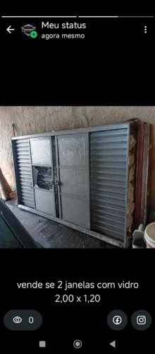 2 JANELAS + 1 PLACA PARA LOJA