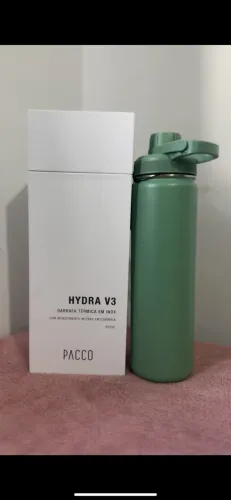 Garrafa Térmica Pacco Verde Hydra V3 650ml