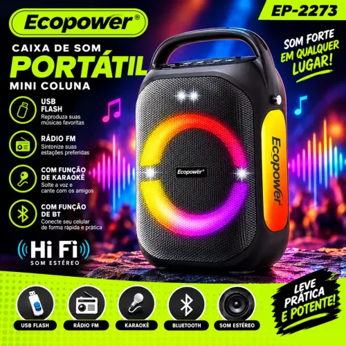 Caixa de som Bluetooth nova