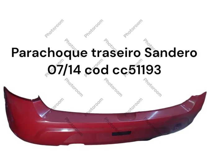 Parachoque traseiro Sandero