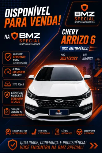 Chery Arrizo 6 GSX 1.5 Turbo Flex AUT 2022