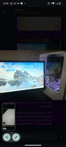 Vendo pc e monitor