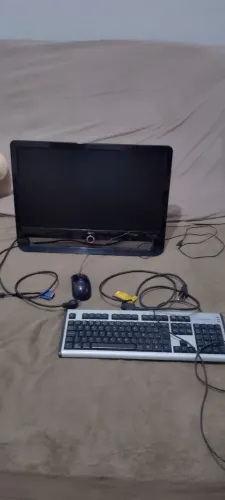 Monitor AOC 19" + Teclado+ cabos+mouse 