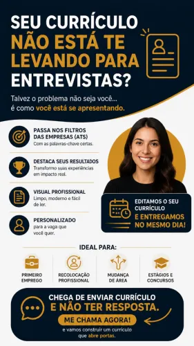 Serviços para curriculum