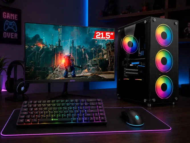 Pc gamer : AMD Ryzen 5500; Rx 6600