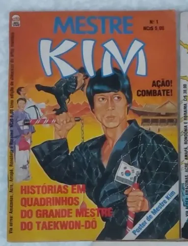 Hq Mestre Kim - Número 1 - Raríssimo - Anos 80 - Ed Bloch