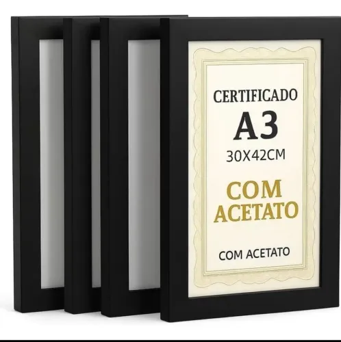 Moldura A3 Para Quadro Foto Poster Acetato 30x42