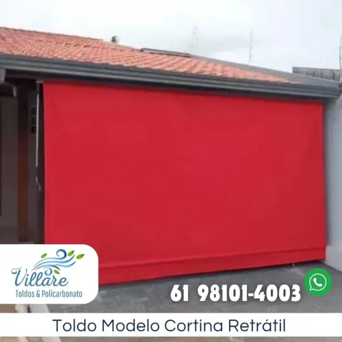 Toldo Cortina Retrátil