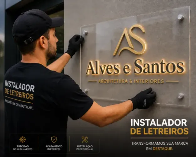INSTALO LETREIROS EM ACRÍLICO