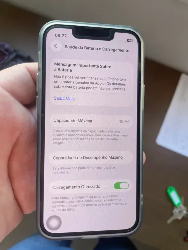 iPhone 13 mini 125gb 100% bateria