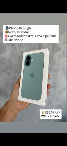 iPhone 16 novo