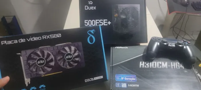 Pc semi-novo I5 8500/rx 580 8gb/ 16gb RAM ddr4