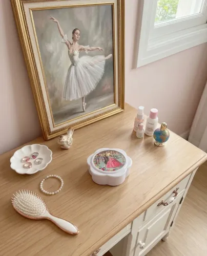 Porta Joias Musical Princesas Princesa Cinderela Decoração Quarto