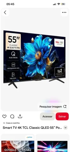TV 55 polegadas