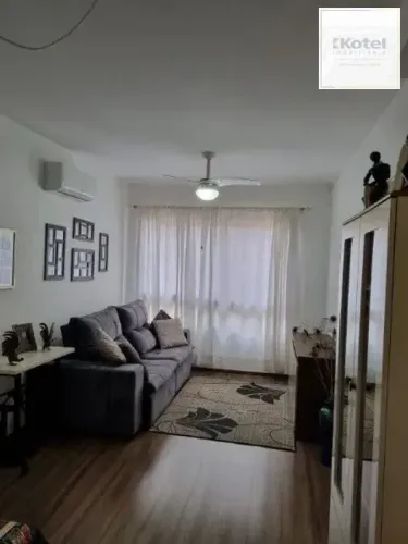 Apartamento com 1 quarto com churrasqueira, 48m² 1 vaga - Cristo Redentor