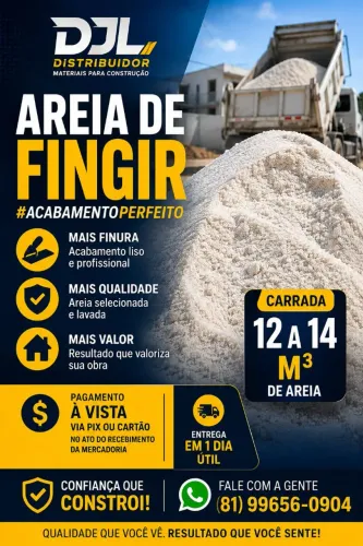 AREIA DE FINGIR ? | ACABAMENTO QUE VALORIZA SUA OBRA