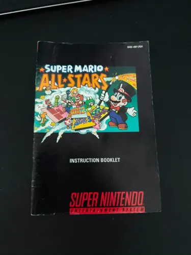 Manual Super Mario All-Stars Nintendo Original
