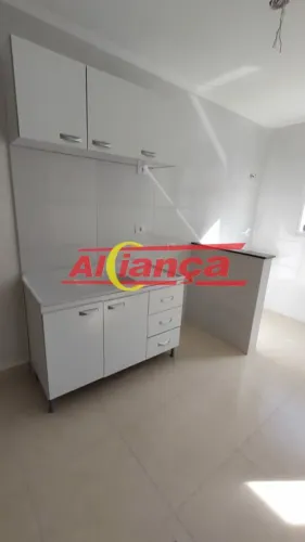 Kitnet para alugar sobreloja com 1dormitório, 39 m² - Bairro - Picanço - Vila Silveira Gua