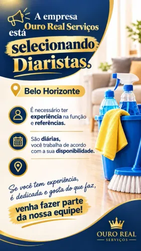 Vagas de Diarista e Passadeira