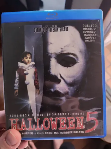 Bluray halloween (lacrado)+ halloween 5 (des-lacrado)