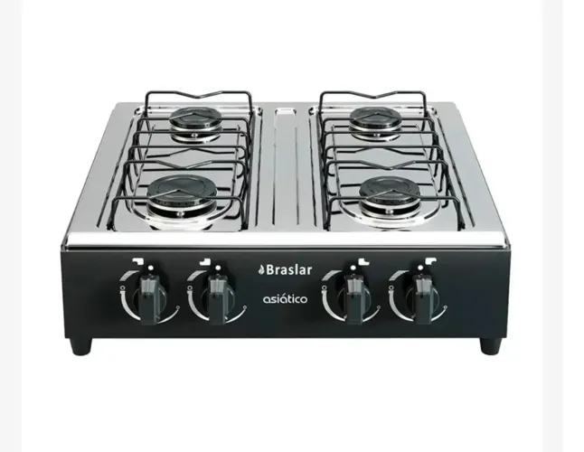 Fogão de Mesa 4 bocas Acendimento Manual