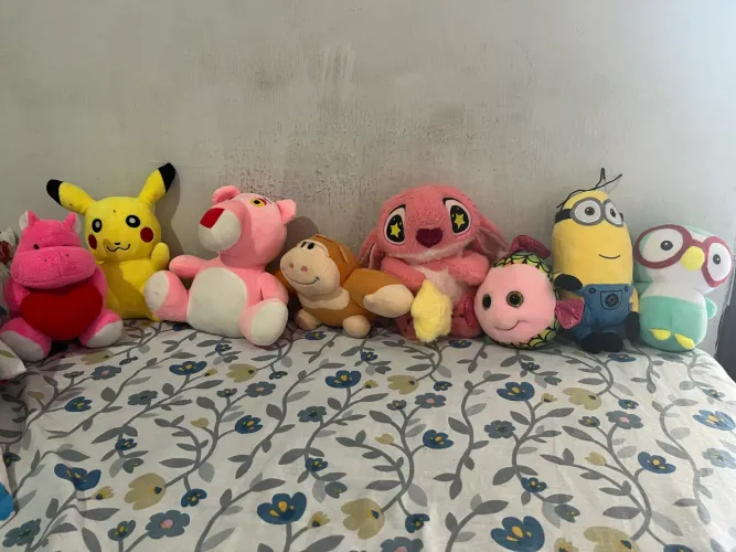 VENDA POR UNIDADE DE PELÚCIAS POR 20 reais