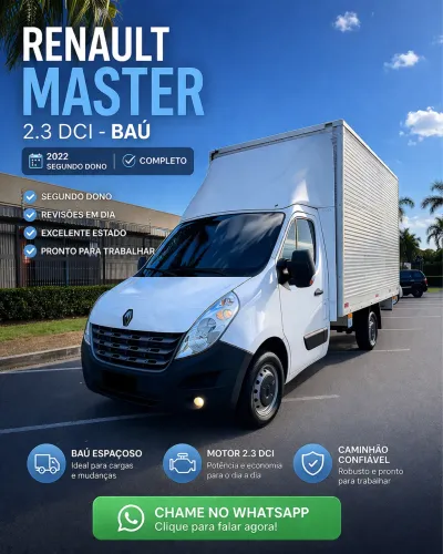 Renault Master 2.3 DCI Chassi 16V Diesel 2022