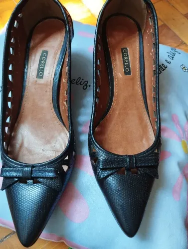 Sapato n36 azul marinho 
