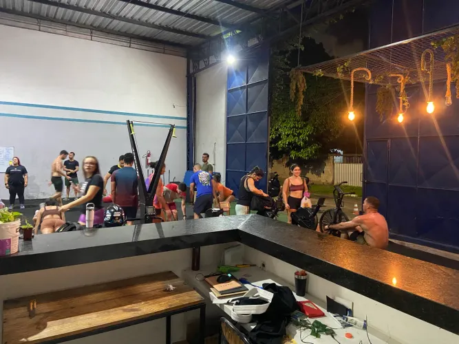 Espaço para cantina em academia