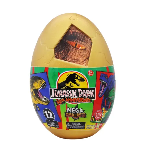 Ovo Surpresa Jurassic Park 30 Anos Mega Build N Battle Dino