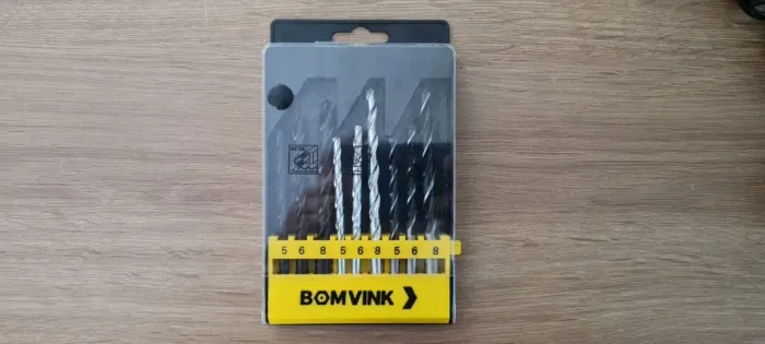 Kit de Brocas furadeira 9 pçs BOMVIMK BOM-5001