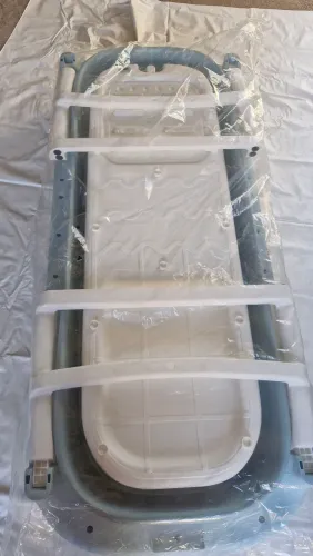 Banheira ófuro Dobrável portátil Adulto 1.48 cm azul 260 litros suporte VG+