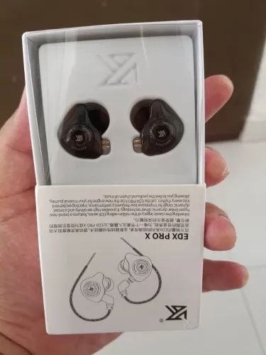 KZ EDX PRO PRETO Fones De Ouvido