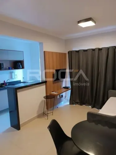 Apartamento mobiliado com 01 quarto para alugar no Jardim Recreio, Ribeirão Preto.