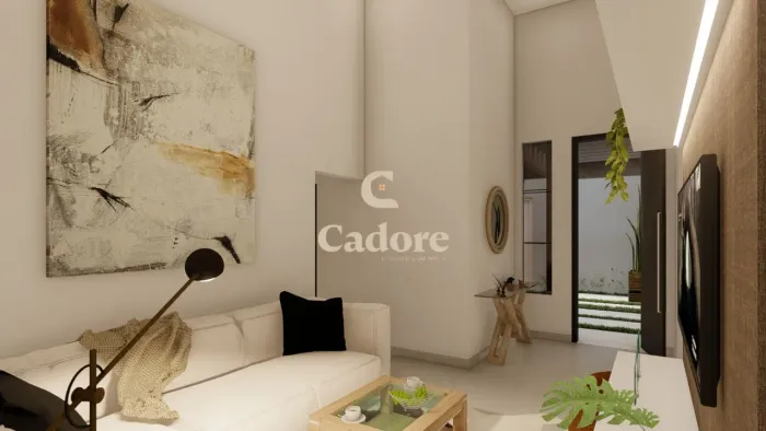 Casa nova à venda no Novo Mundo com 3/4 sendo 01 suíte com closet