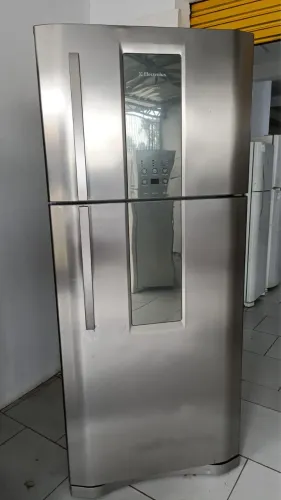 Geladeira Electrolux infinity inox gigante ENTREGO